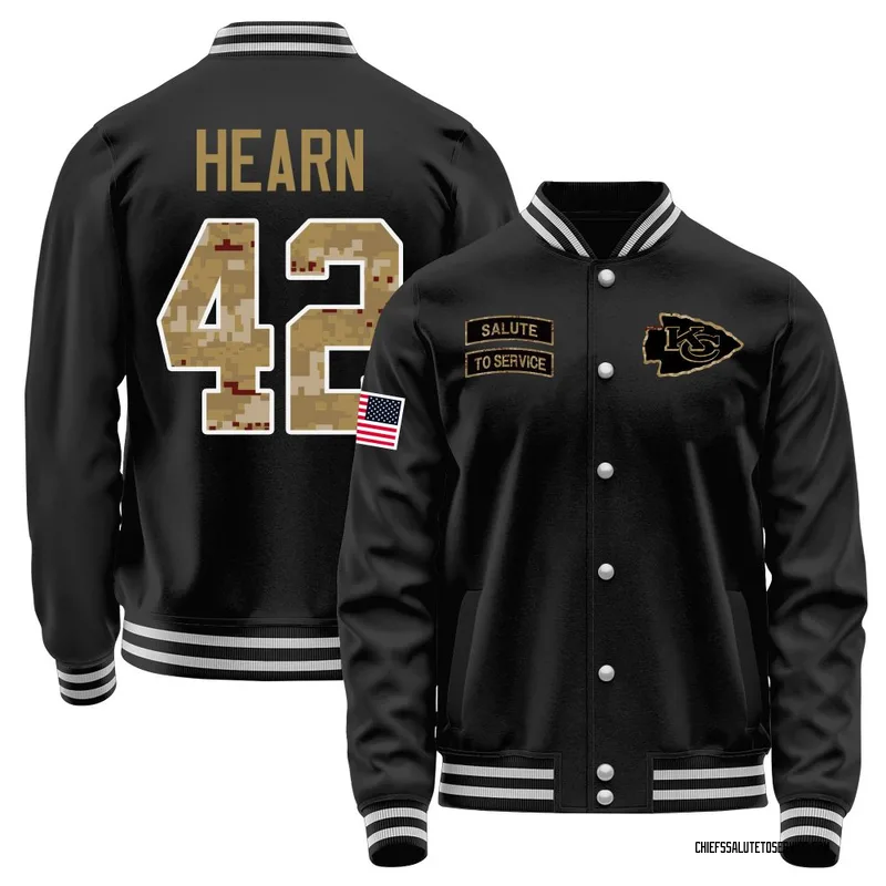 Men's Azizi Hearn Kansas City Chiefs Black Salute to Service Sideline Performance Jacket