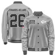 Men's Clyde Edwards-Helaire Kansas City Chiefs Gray Salute to Service Performance Jacket
