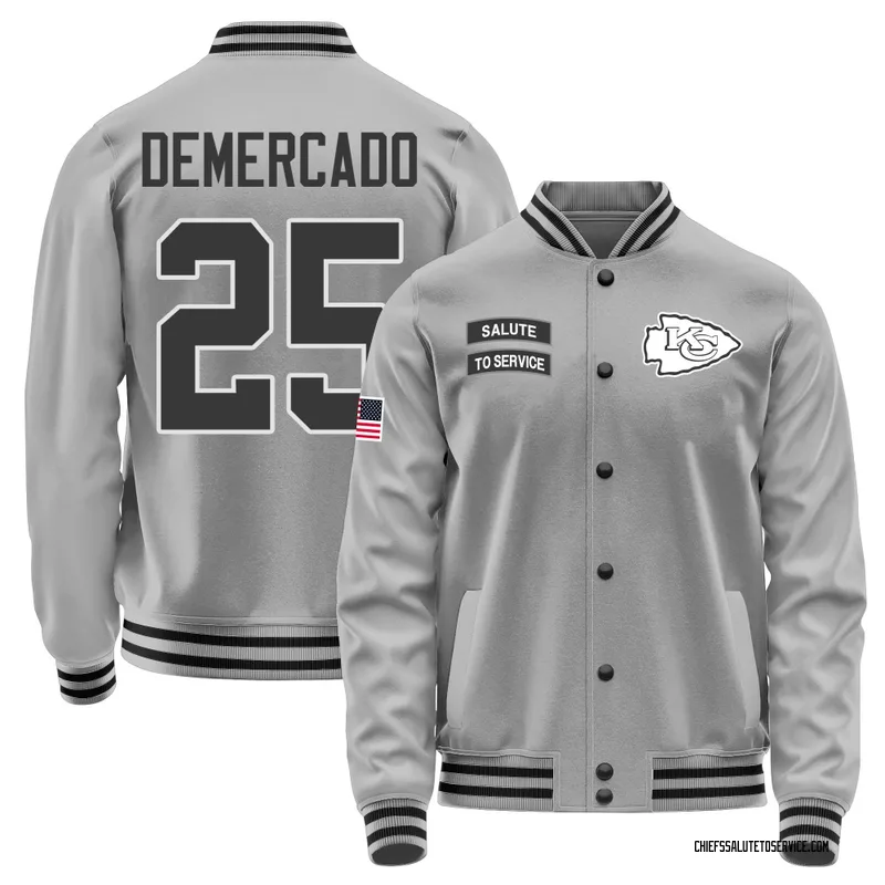 Men's Emari Demercado Kansas City Chiefs Gray Salute to Service Performance Jacket