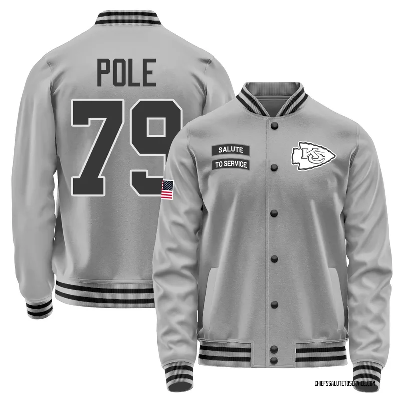 Men's Esa Pole Kansas City Chiefs Gray Salute to Service Performance Jacket