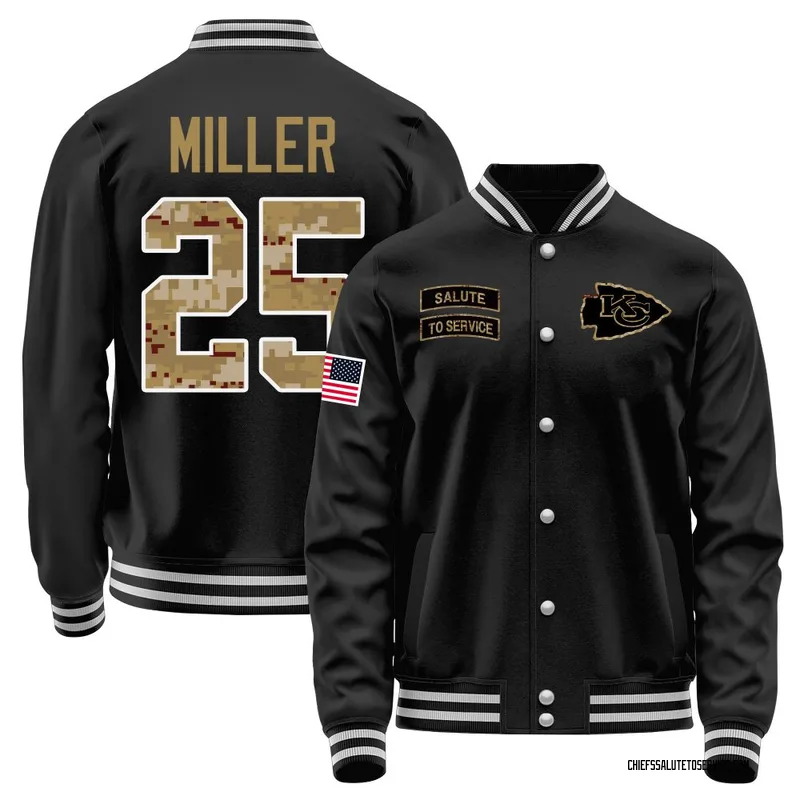 Men's Glendon Miller Kansas City Chiefs Black Salute to Service Sideline Performance Jacket