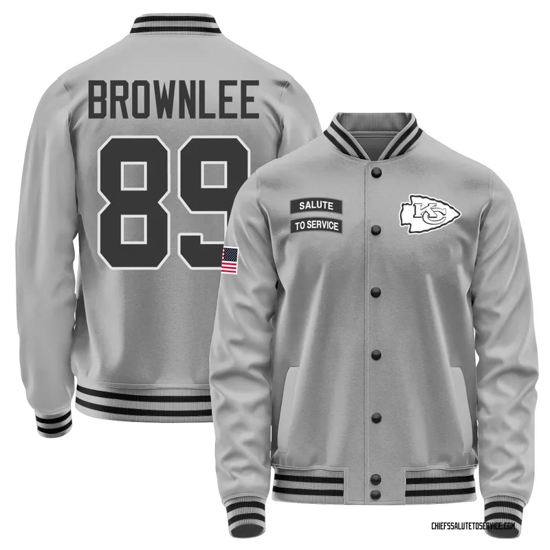 Men's Jason Brownlee Kansas City Chiefs Gray Salute to Service Performance Jacket