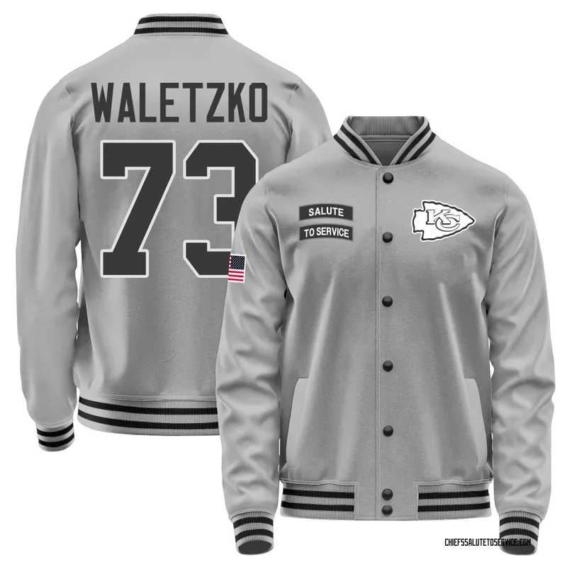 Men's Matt Waletzko Kansas City Chiefs Gray Salute to Service Performance Jacket