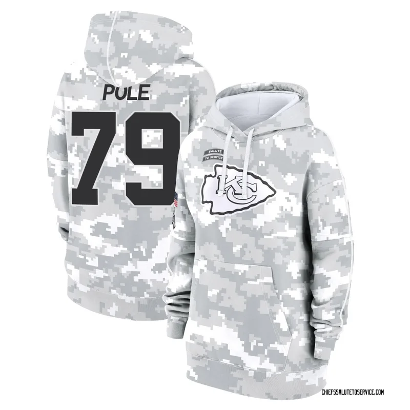 Women's Esa Pole Kansas City Chiefs Camo Arctic 2024 Salute to Service Club Fleece Pullover Hoodie