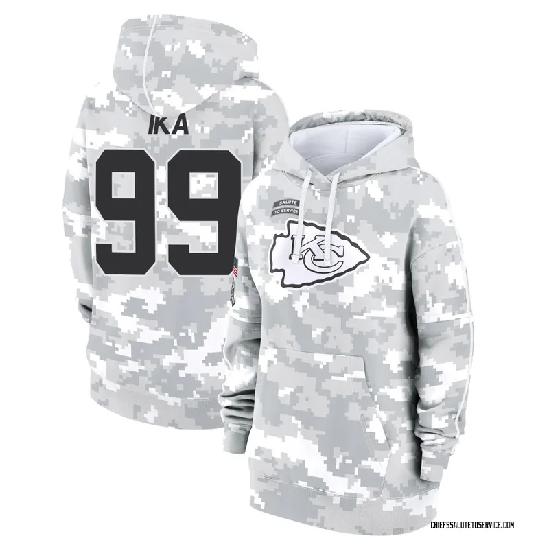Women's Siaki Ika Kansas City Chiefs Camo Arctic 2024 Salute to Service Club Fleece Pullover Hoodie