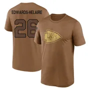 Youth Clyde Edwards-Helaire Kansas City Chiefs Legend Brown 2023 Salute To Service Performance T-Shirt