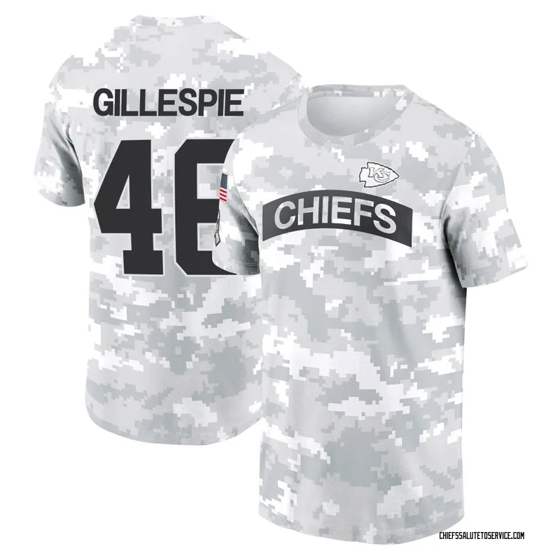 Youth Tyree Gillespie Kansas City Chiefs Camo Arctic 2024 Salute to Service Performance T-Shirt